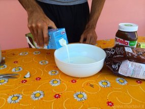 Semifreddo nutella e pandistelle