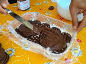 Semifreddo nutella e pandistelle
