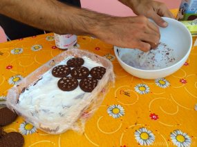Semifreddo nutella e pandistelle