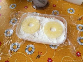 Semifreddo panna e ananas