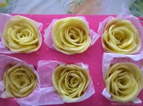 Rose di patate al forno