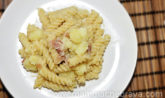 fusilli patate e speck