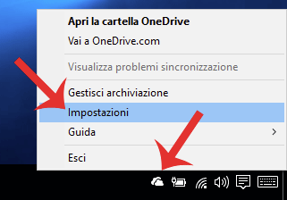 Disattivare Onedrive