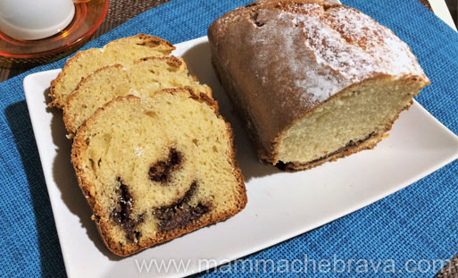 plumcake al cioccolato